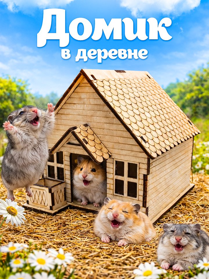 Обложка: домик в деревне