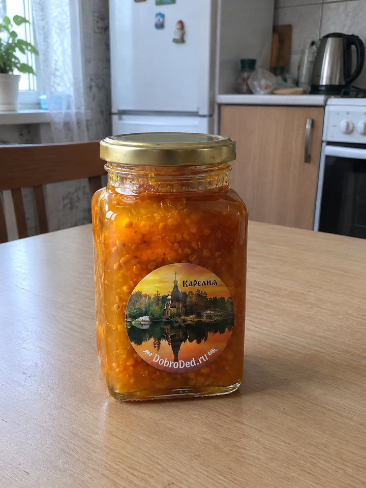 До: банка варенья на кухне